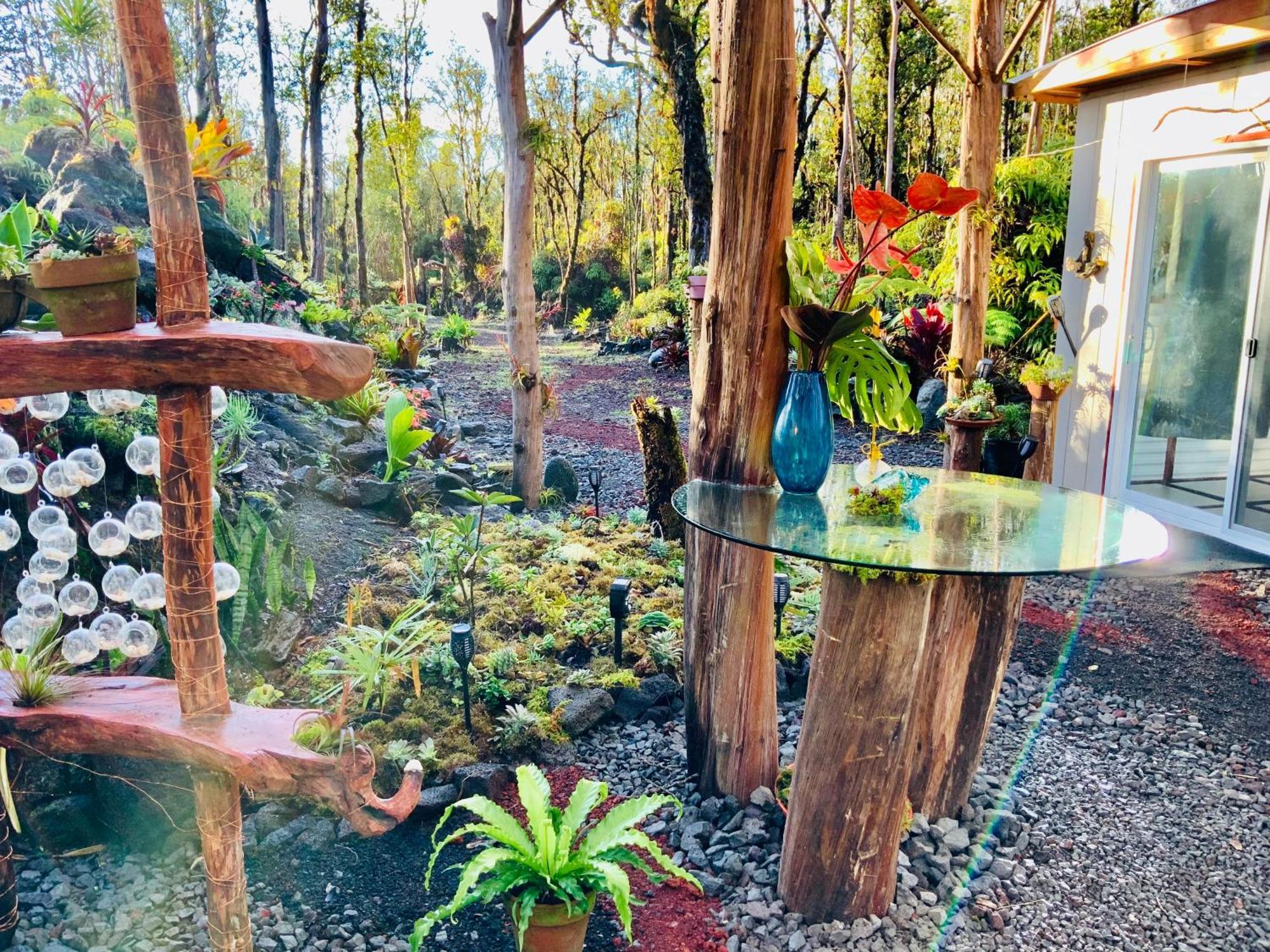 Exotic Garden Cottage At Amazing Volcano Fissure Mountain View Eksteriør billede