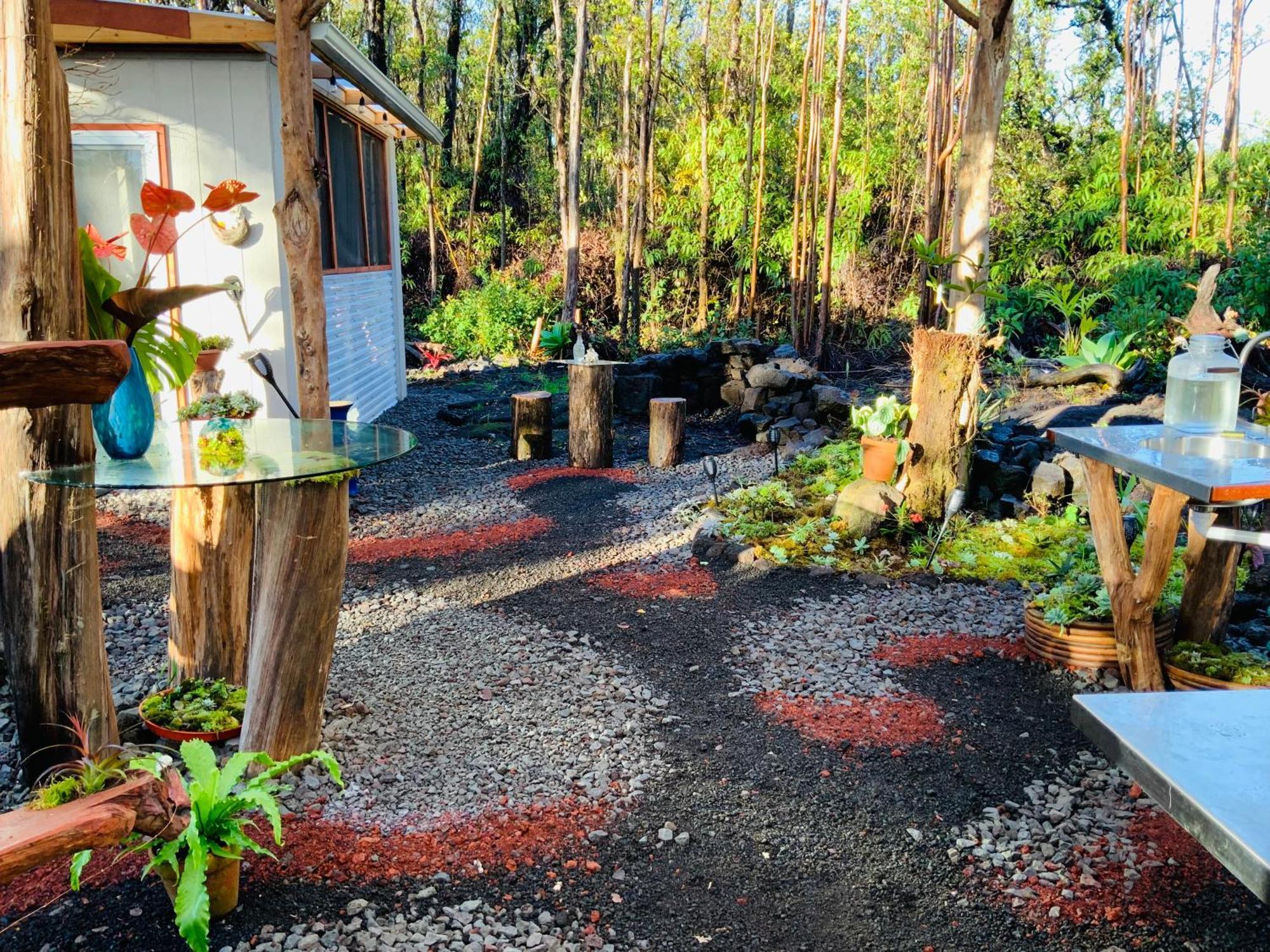 Exotic Garden Cottage At Amazing Volcano Fissure Mountain View Eksteriør billede