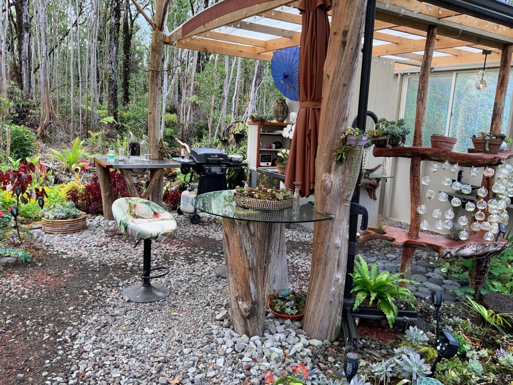 Exotic Garden Cottage At Amazing Volcano Fissure Mountain View Eksteriør billede