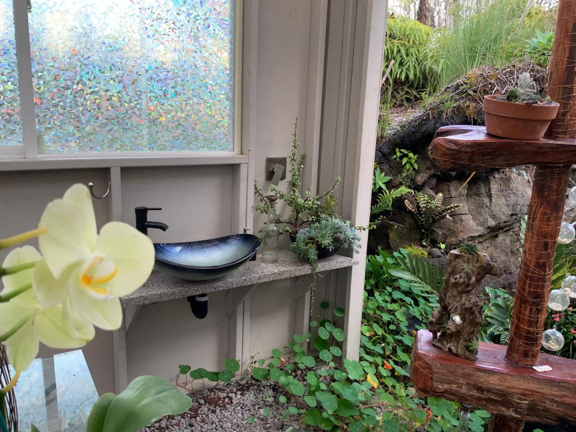 Exotic Garden Cottage At Amazing Volcano Fissure Mountain View Eksteriør billede