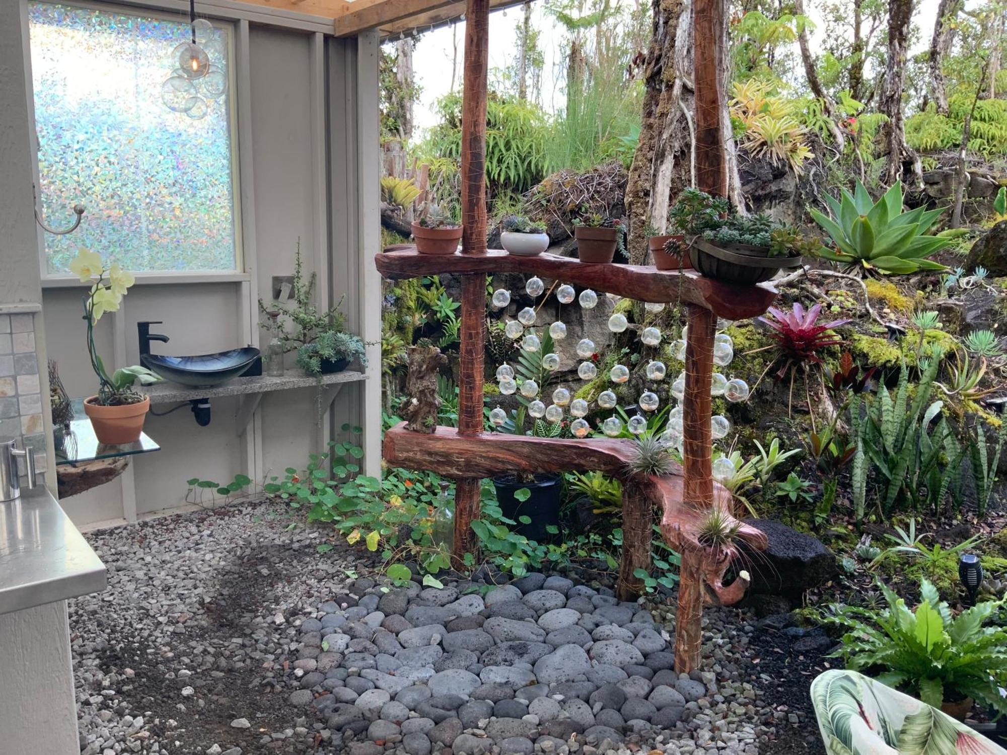 Exotic Garden Cottage At Amazing Volcano Fissure Mountain View Eksteriør billede