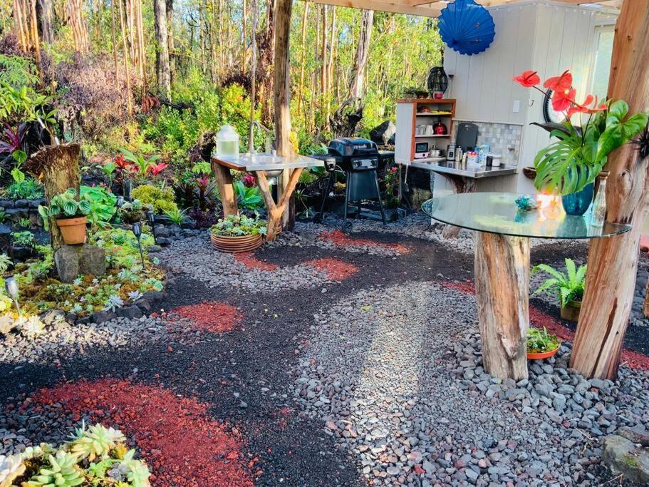 Exotic Garden Cottage At Amazing Volcano Fissure Mountain View Eksteriør billede