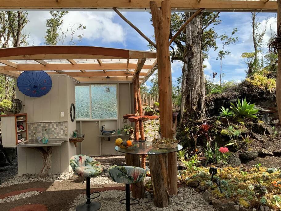 Exotic Garden Cottage At Amazing Volcano Fissure Mountain View Eksteriør billede