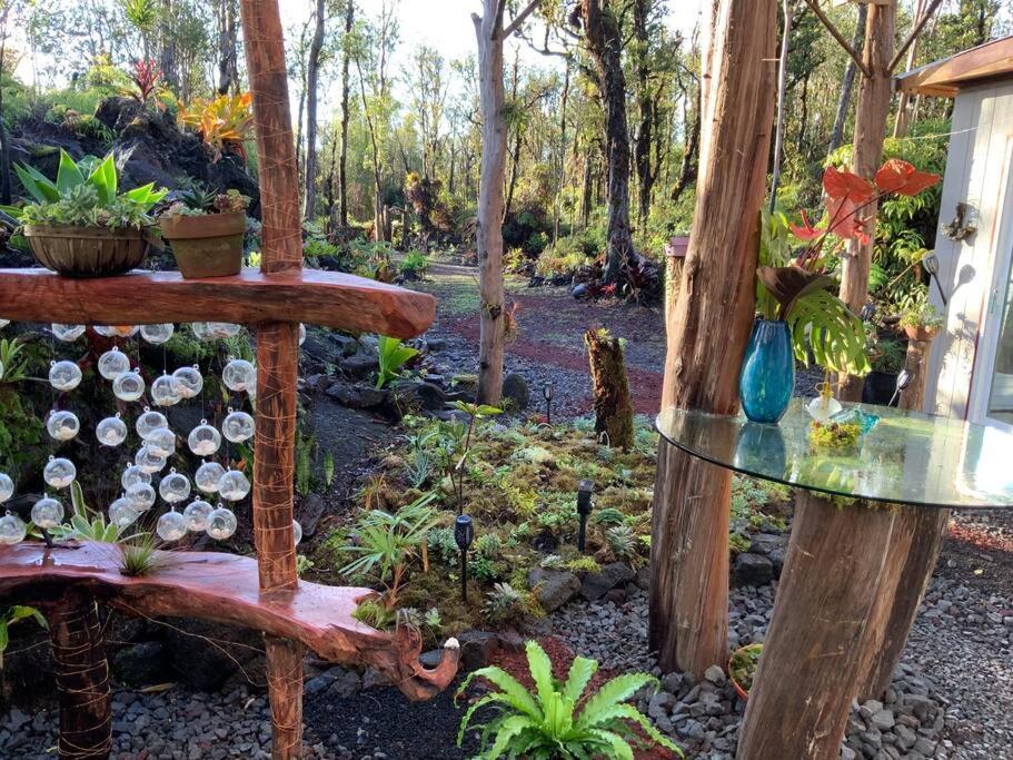 Exotic Garden Cottage At Amazing Volcano Fissure Mountain View Eksteriør billede