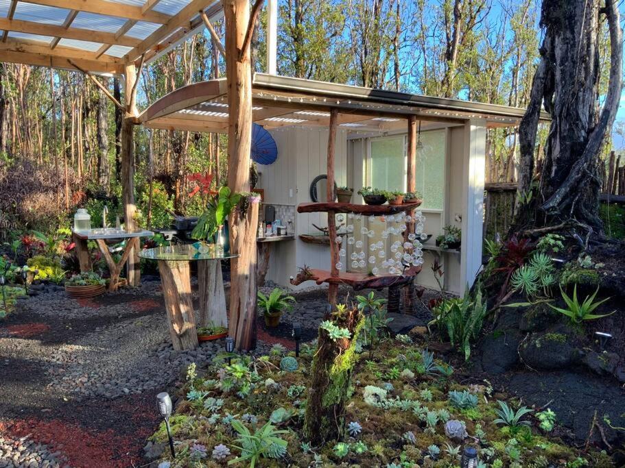 Exotic Garden Cottage At Amazing Volcano Fissure Mountain View Eksteriør billede